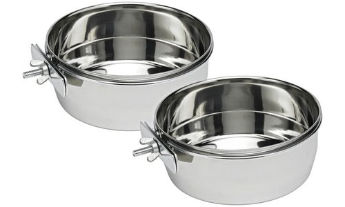 Twin Pack 800ml Dog Feeder