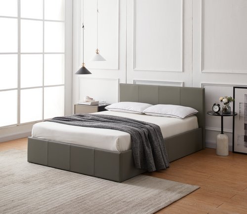 Habitat Lavendon Double End Opening Ottoman Bed Frame - Grey