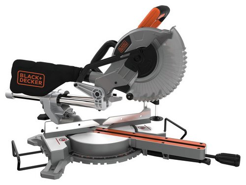 Black  Decker 216mm Sliding Mitre Saw - 1600W