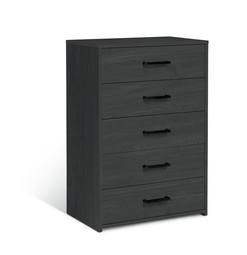 Argos Home Oslo 3 Piece 2 Door Wardrobe Set-Black Oak Effect